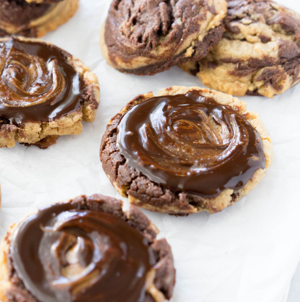 Coffee, Chocolate & Almond Butter Cookies